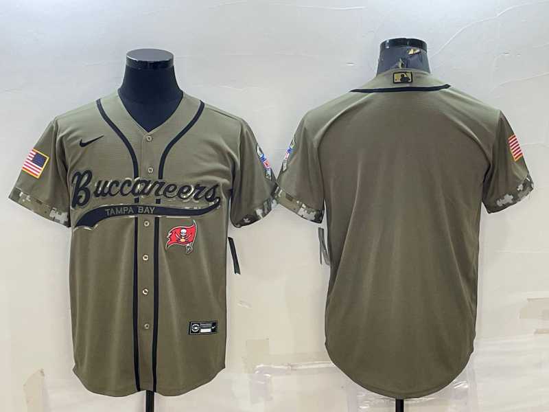 Men%27s Tampa Bay Buccaneers Blank Olive Salute to Service Cool Base Stitched Baseball Jersey->buffalo sabres->NHL Jersey
